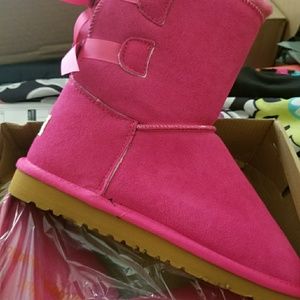 Pink UGG Bailey boots